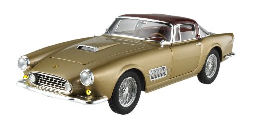 Hotwheels 1/18 Ferrari 410 Superamerica Gold w-figures 1955